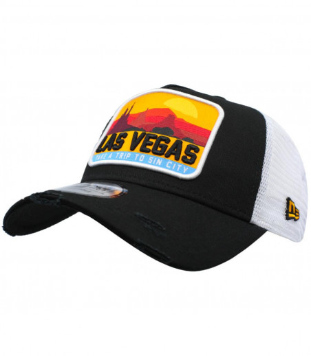 Trucker Distressed Patch Las Vegas black New Era Trucker Distressed Patch Las Vegas black New Era